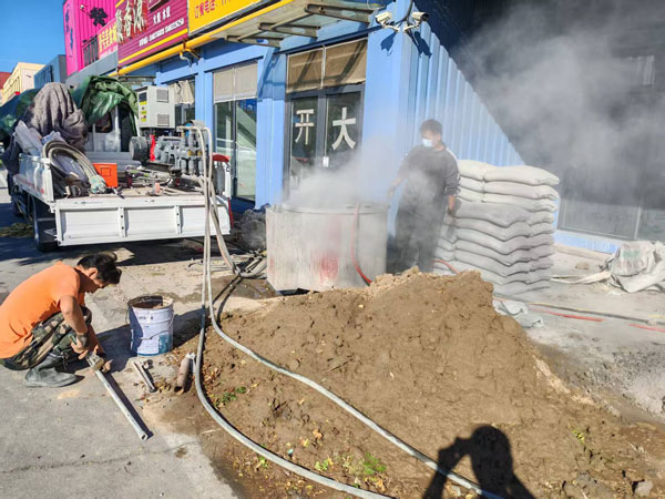 金山顶管注浆加固